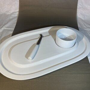 American Atelier Large Oval Hors d’oeuvre Platter Item# 5687 (1279)